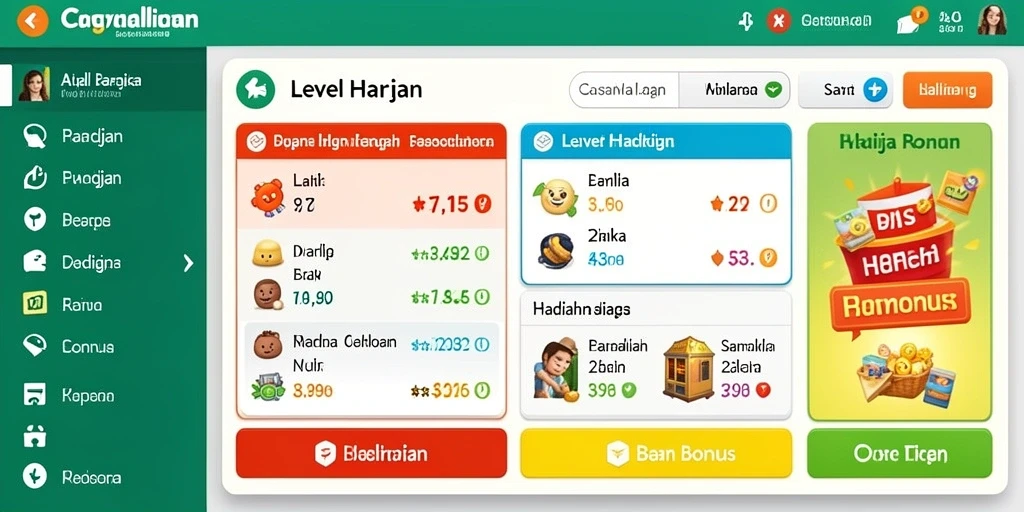 Sistem hadiah dan bonus yang menguntungkan bagi pemain.