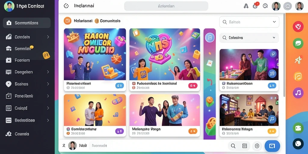 Screenshot ini menggambarkan fitur multiplayer yang menyenangkan dan interaktif.