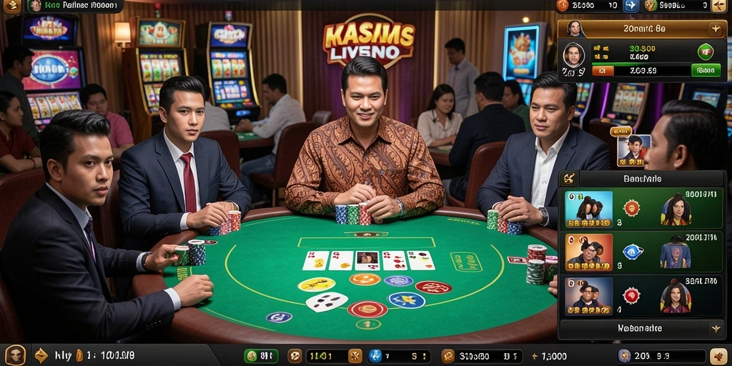 Fitur multiplayer memungkinkan interaksi dengan teman-teman.